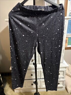 SHEIN Black Star Print Leggings